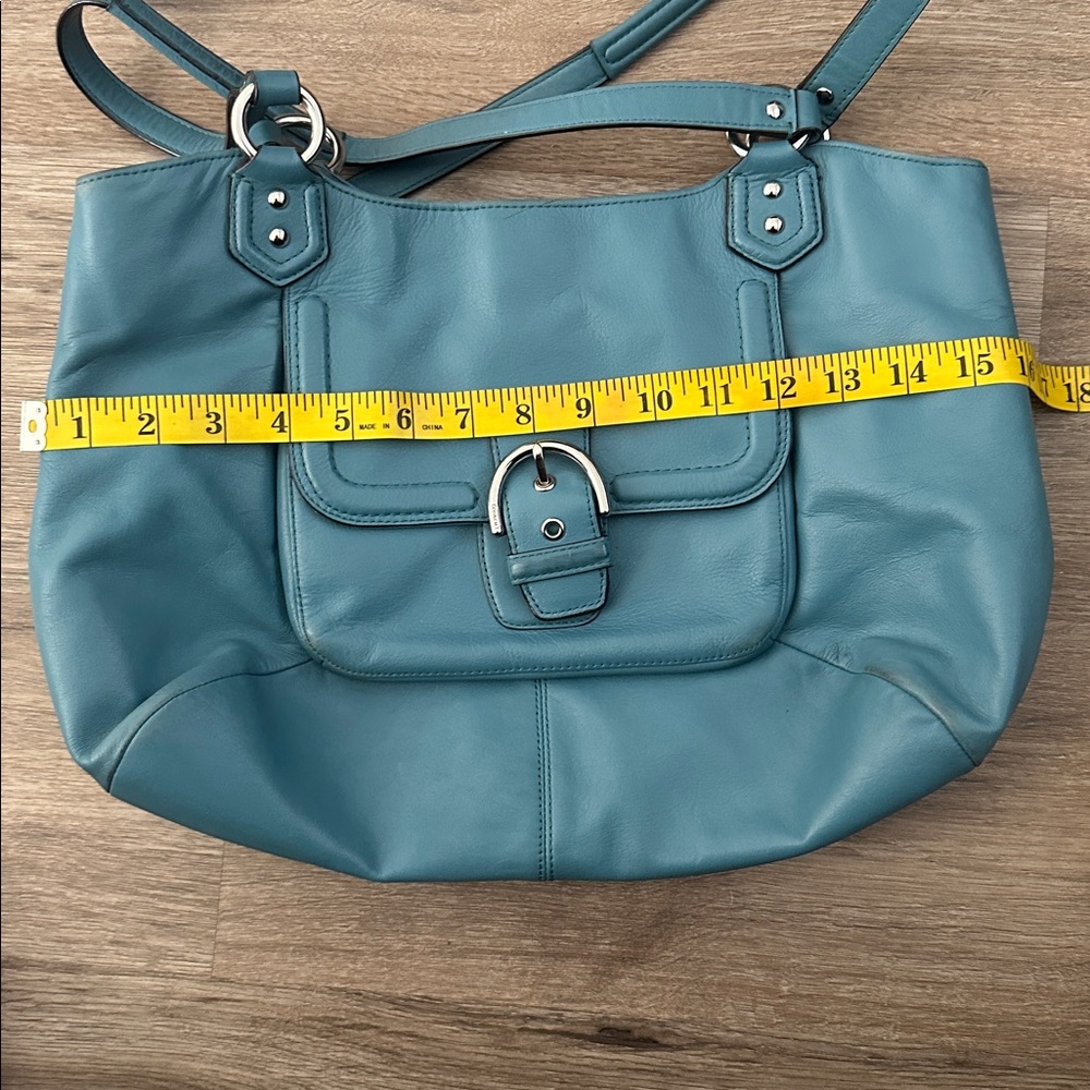 Elegant Blue Women's Tote Bag purse COACH - Picture 14 of 15